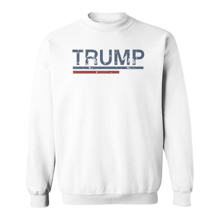 Vintage Retro Style Stripes Trump 2024  Sweatshirt