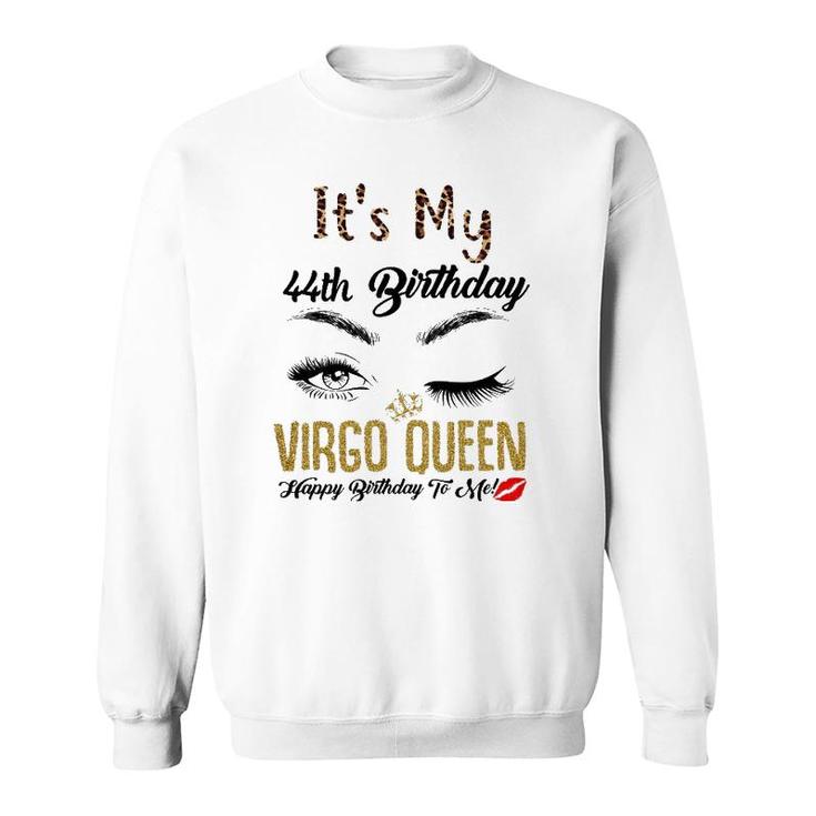 Virgo Queen Its My 44Th Bday 44 Years Old Girl 1977 Women Sweatshirt
