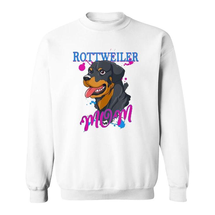 Womens Rottweiler Mom Gift Rottie  Sweatshirt
