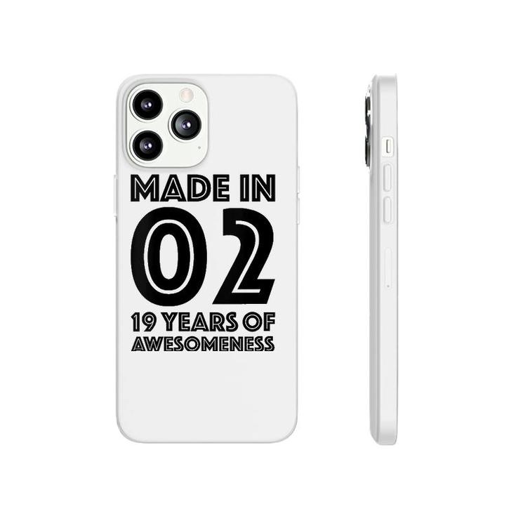 19Th Birthday Gift For Her Women 19 Years Old Daughter 2002 Ver2 Phonecase iPhone