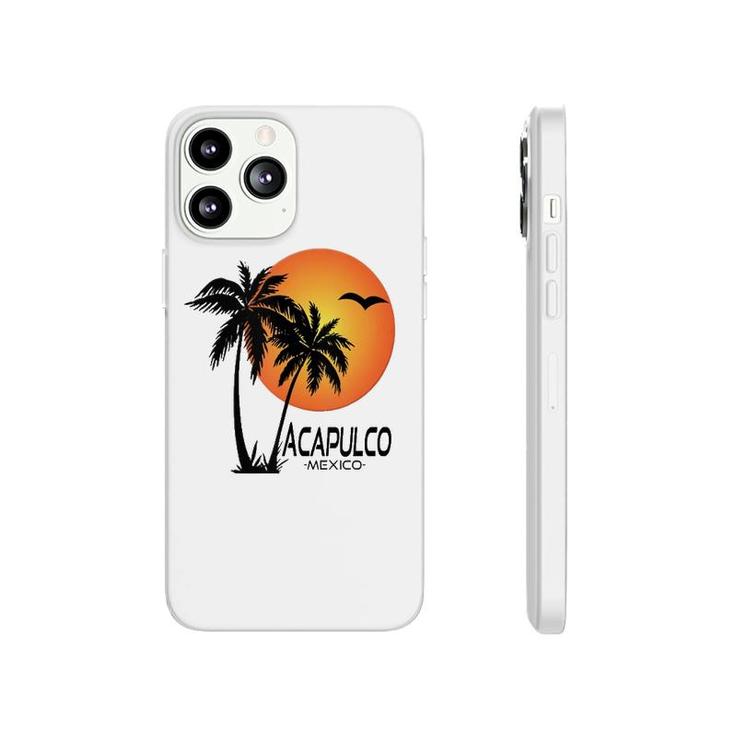 Acapulco Souvenirmexico Palm Trees Beach Sun Phonecase iPhone