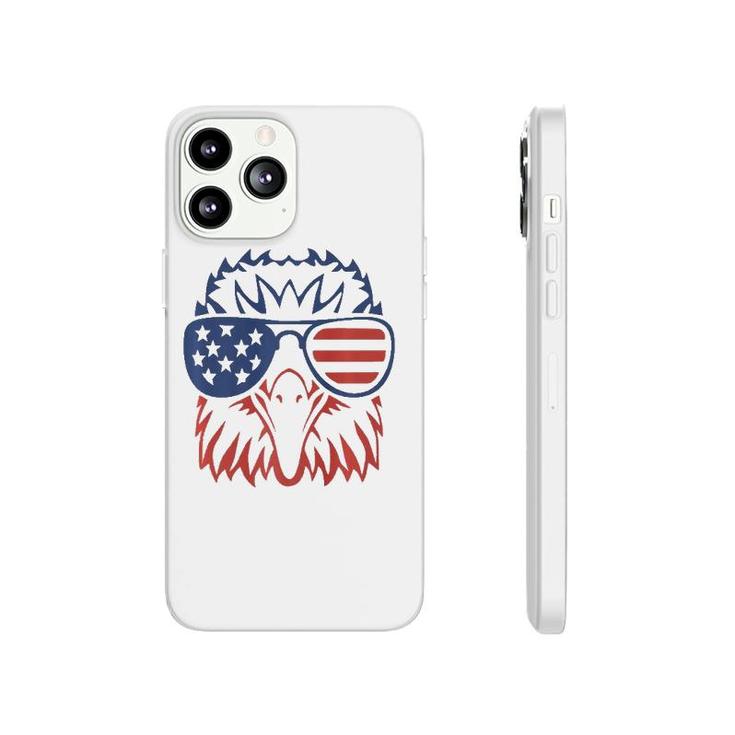 American Bald Eagle Usa Flag  4Th Of July Eagle Usa Tee  Phonecase iPhone