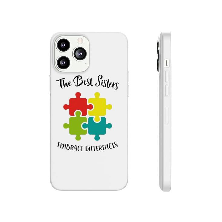 Autism Sister Awareness Day Autistic Gift For Sis Phonecase iPhone