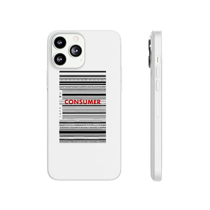 Barcode Consumer Streetwear Fashion Japanese Graphic Tee Phonecase iPhone
