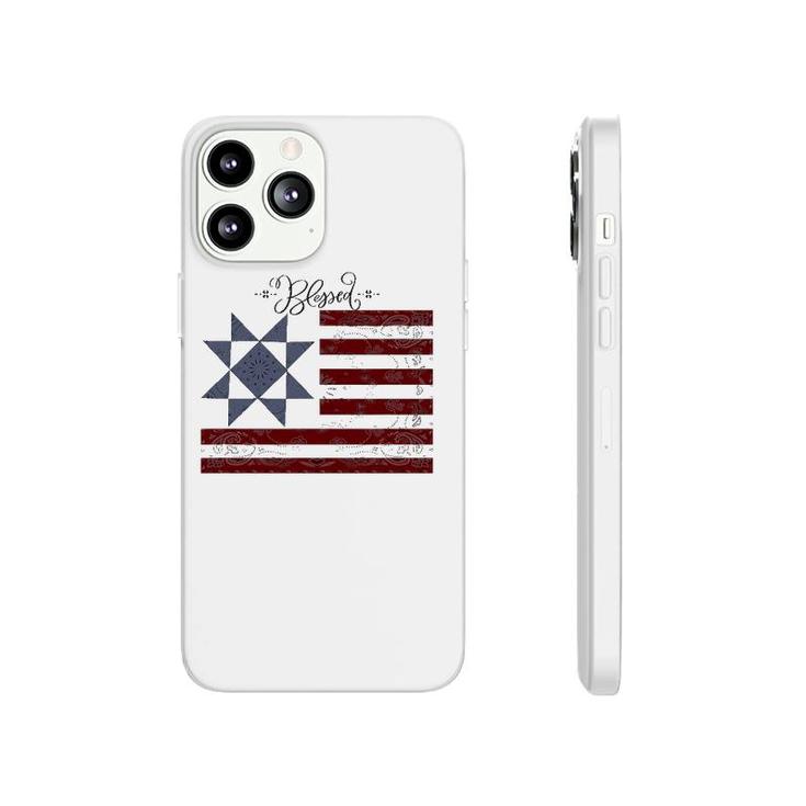 Barn Quilt July 4Th Gifts Vintage Usa Flag S Phonecase iPhone
