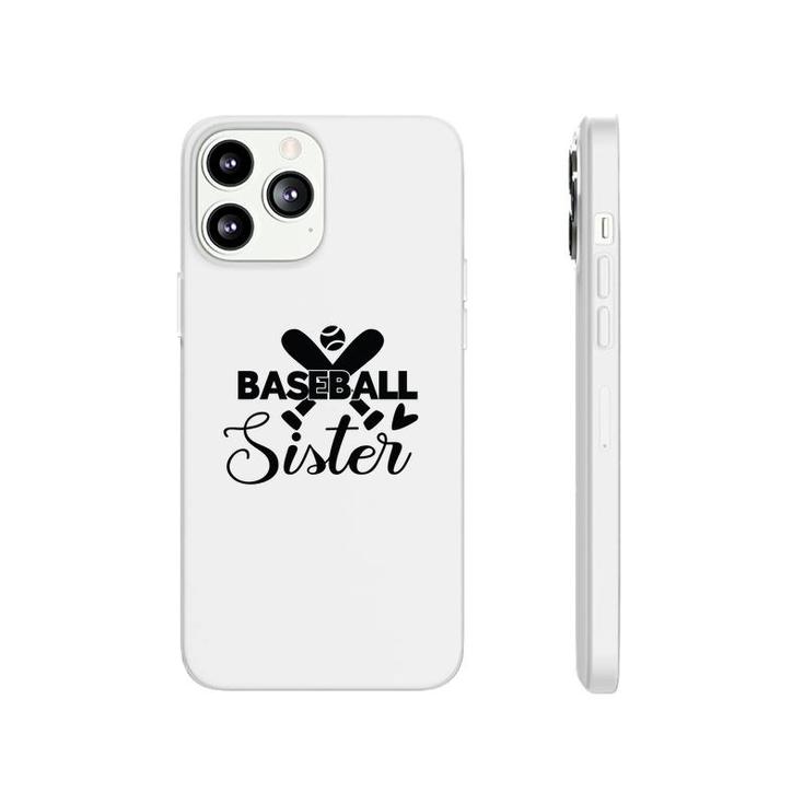 Baseball Sister Black Gift Idea Ball Phonecase iPhone