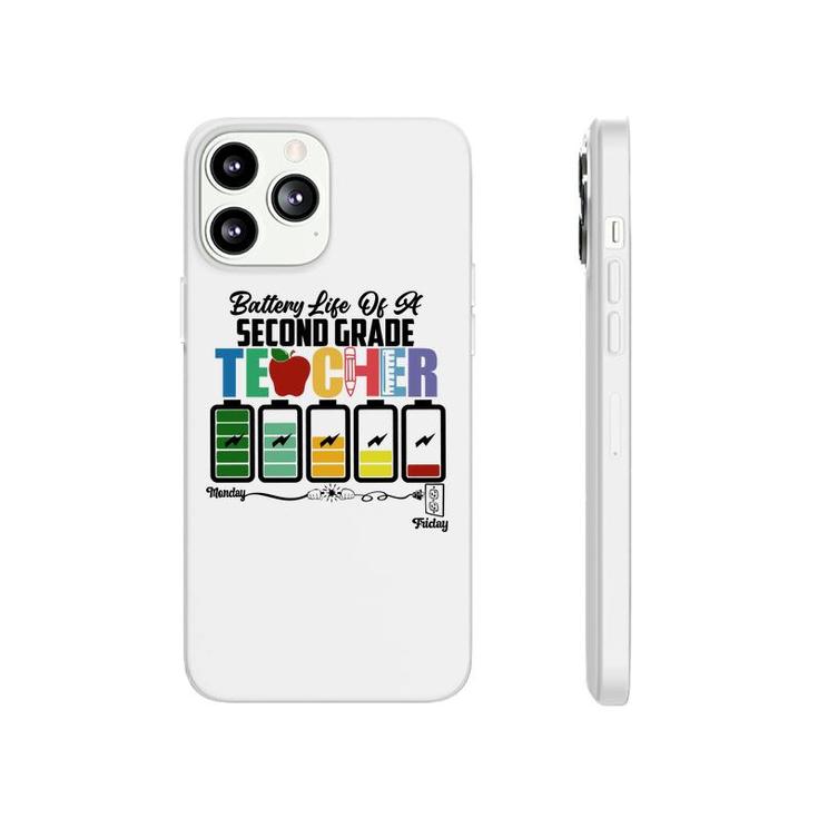 Battery Life Of A Second Grade Teacher Back To School Phonecase iPhone
