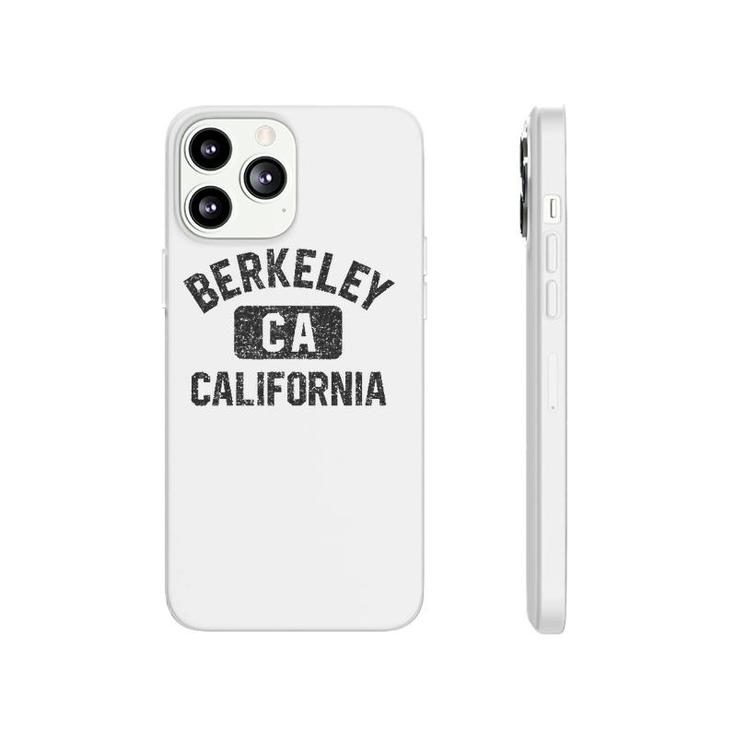 Berkeley California Gym Style Black W Distressed Black Print Phonecase iPhone