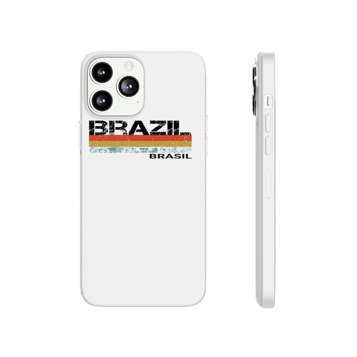 Brazil Brasil Vintage Retro Stripes Phonecase iPhone