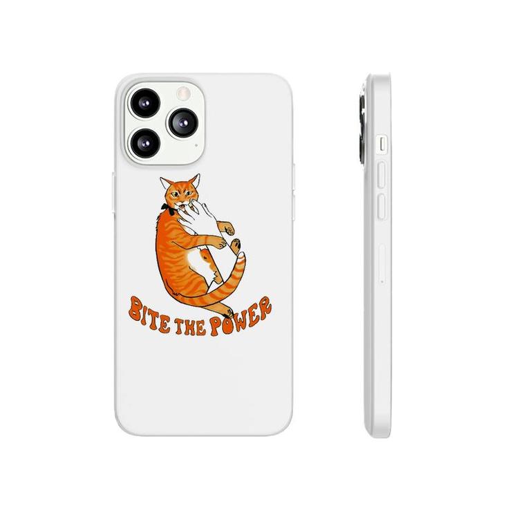 Cat Bite The Power Pet Lover Phonecase iPhone
