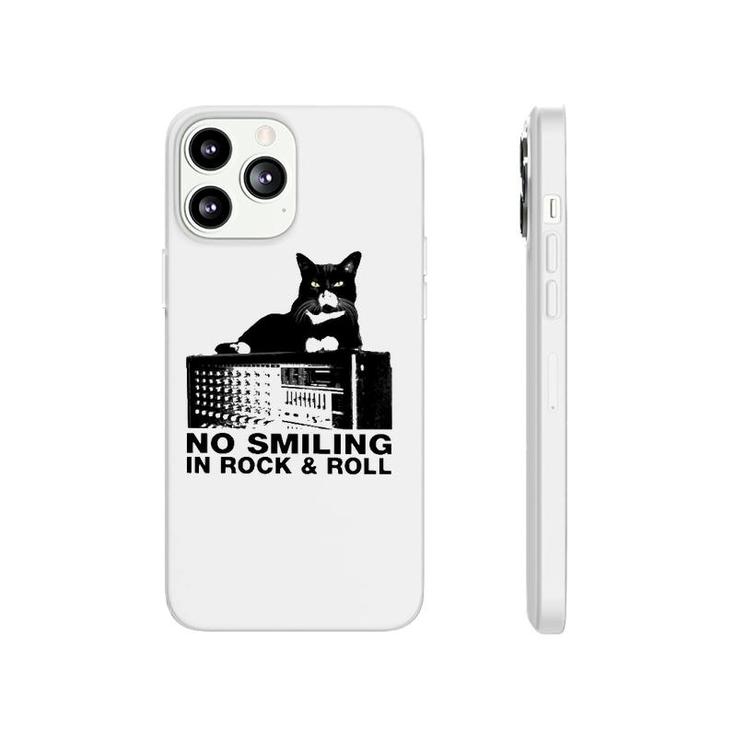 Cat No Smiling In Rock And Roll Phonecase iPhone