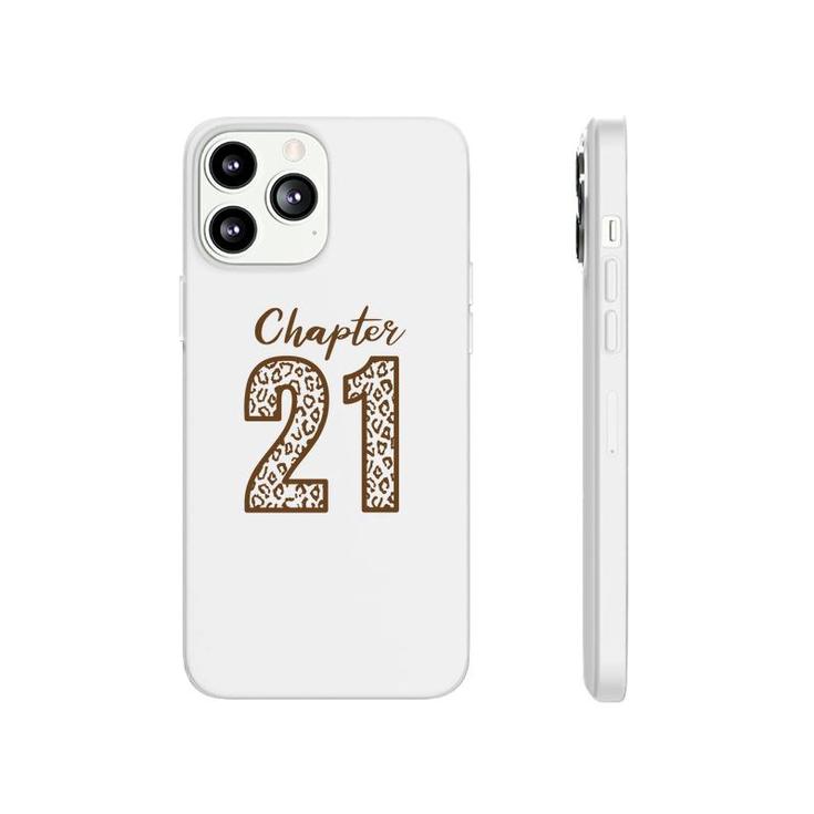 Chapter 21 21St Birthday Orange Leopard Phonecase iPhone