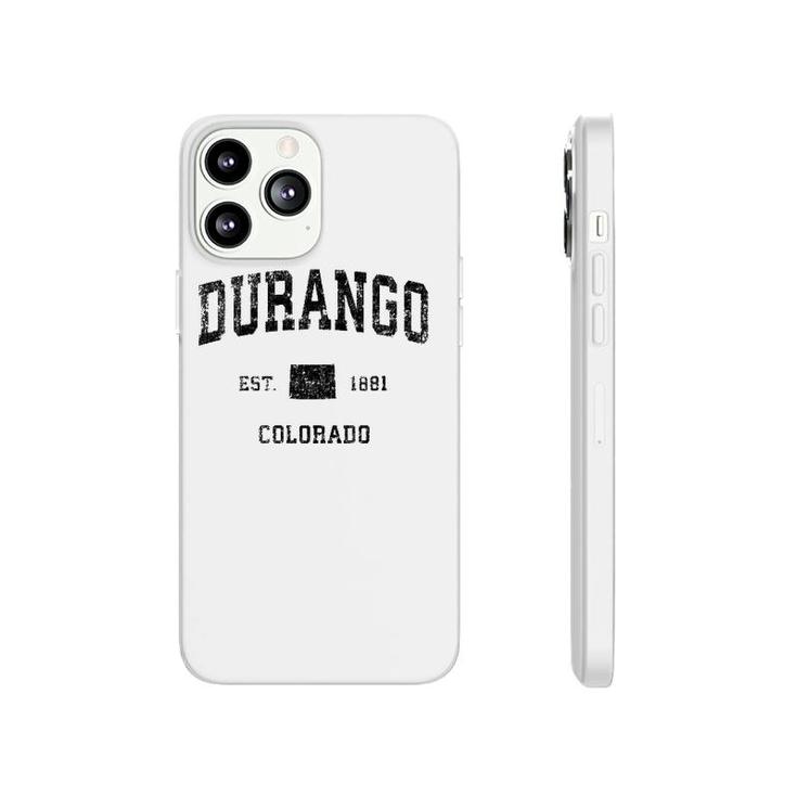 Durango Colorado Co Vintage Sports Design Black Print Phonecase iPhone