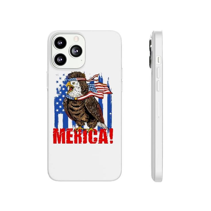 Eagle American Flag Usa Flag Mullet Eagle 4Th Of July Merica Phonecase iPhone