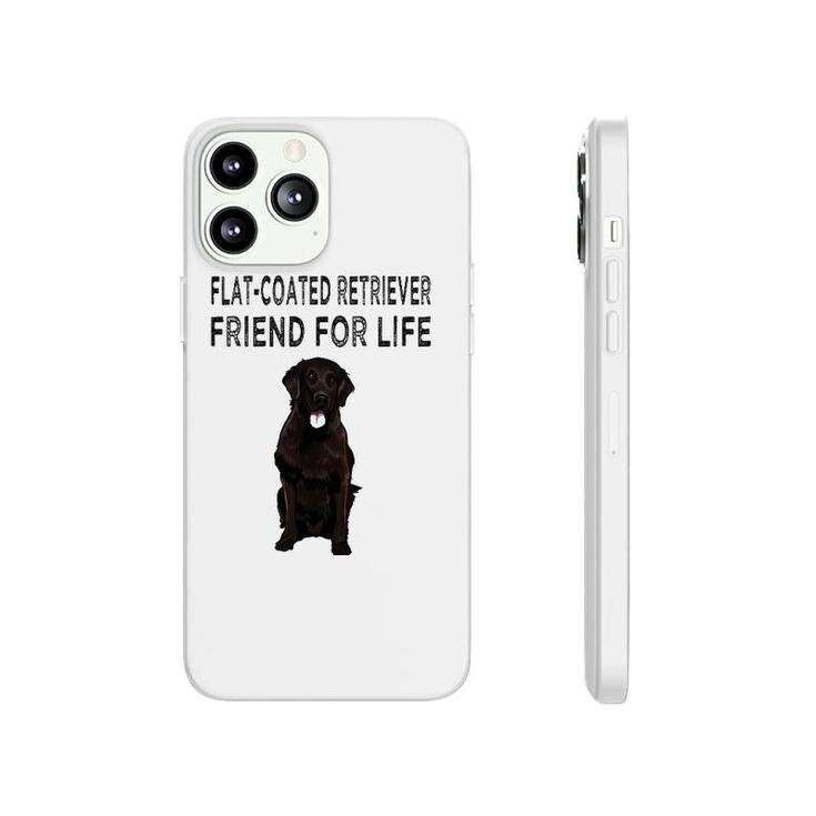 Flat Coated Retriever Friend For Life Dog Lover Friendship Phonecase iPhone