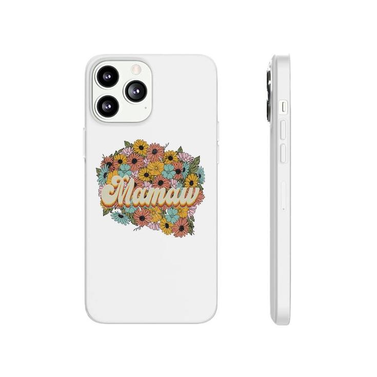 Florals Retro Mamaw Flower Vintage Mothers Day Phonecase iPhone
