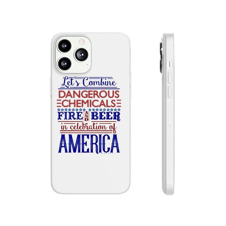 Funny 4Th Of July Independence Day Beer Fireworks Lt Phonecase iPhone