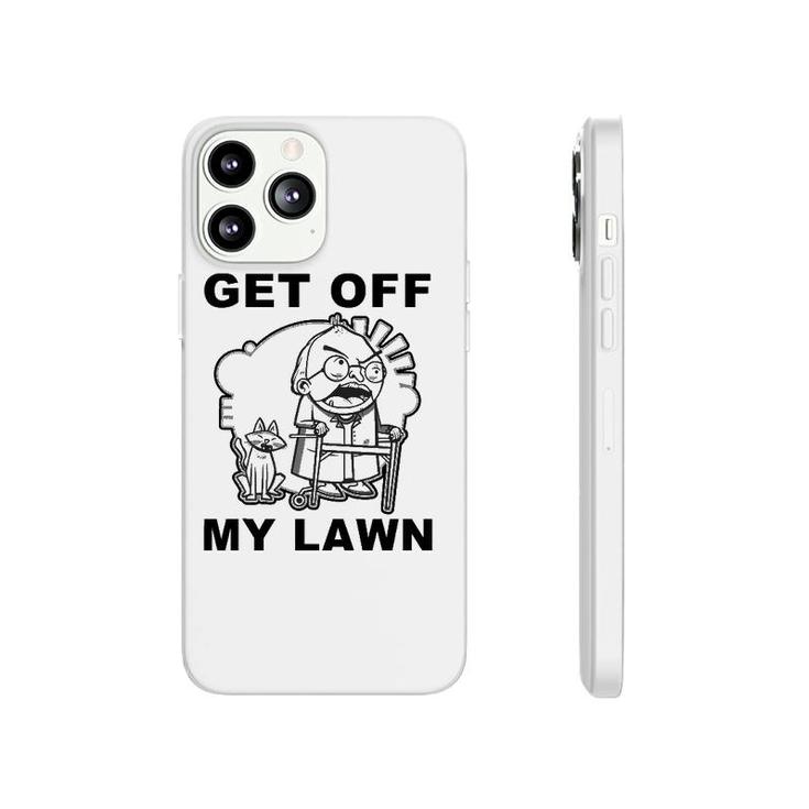 Funny Grumpy Old Man Get Off My Lawn Phonecase iPhone
