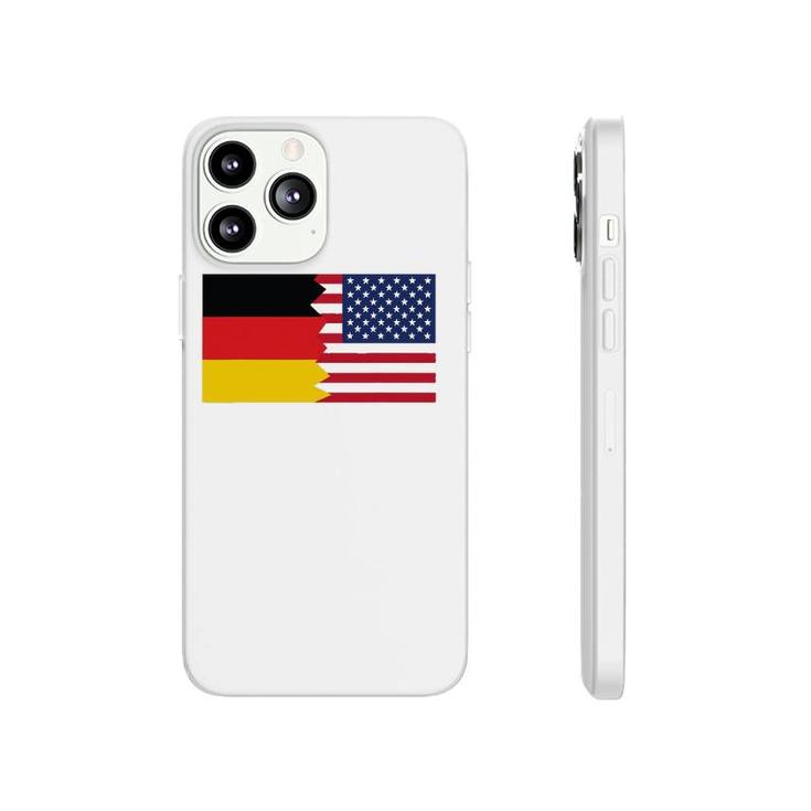 German American Half Germany Half America Flag Phonecase iPhone