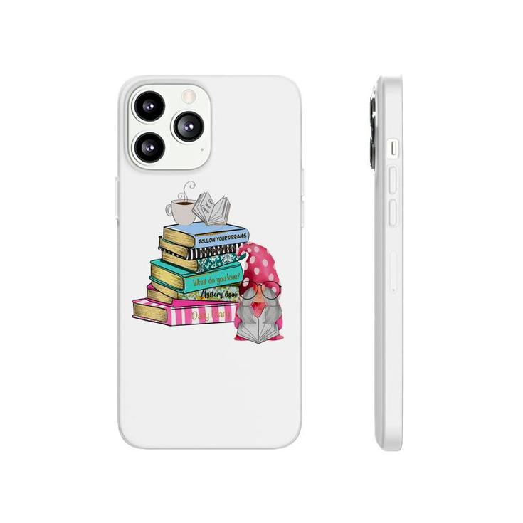 Gnome Reading Books Coffee And Book Lover Phonecase iPhone