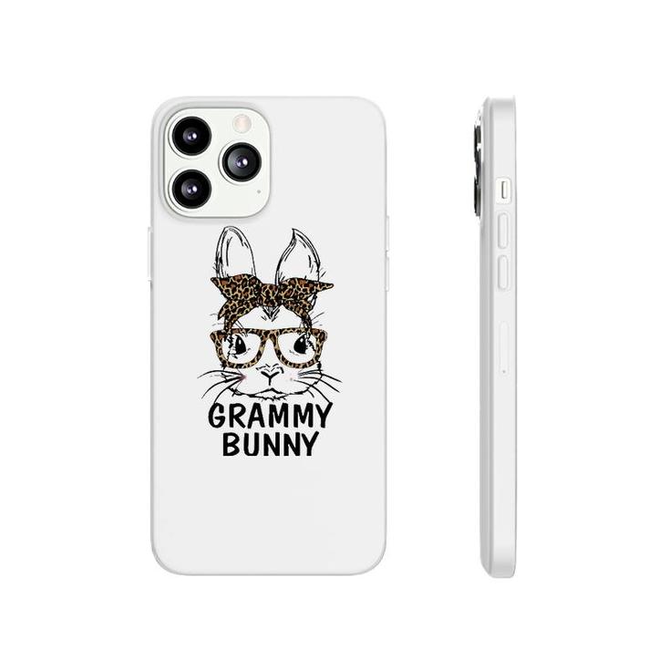 Grammy Bunny Face Leopard Print Glasses Easter Day Phonecase iPhone