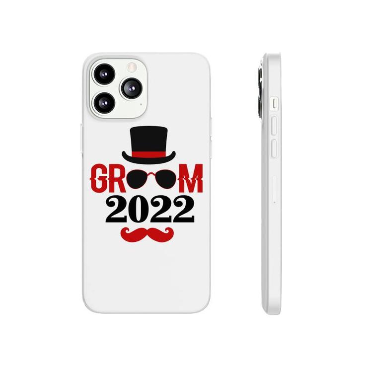 Groom 2022 Groom Bachelor Party Red Black  Phonecase iPhone