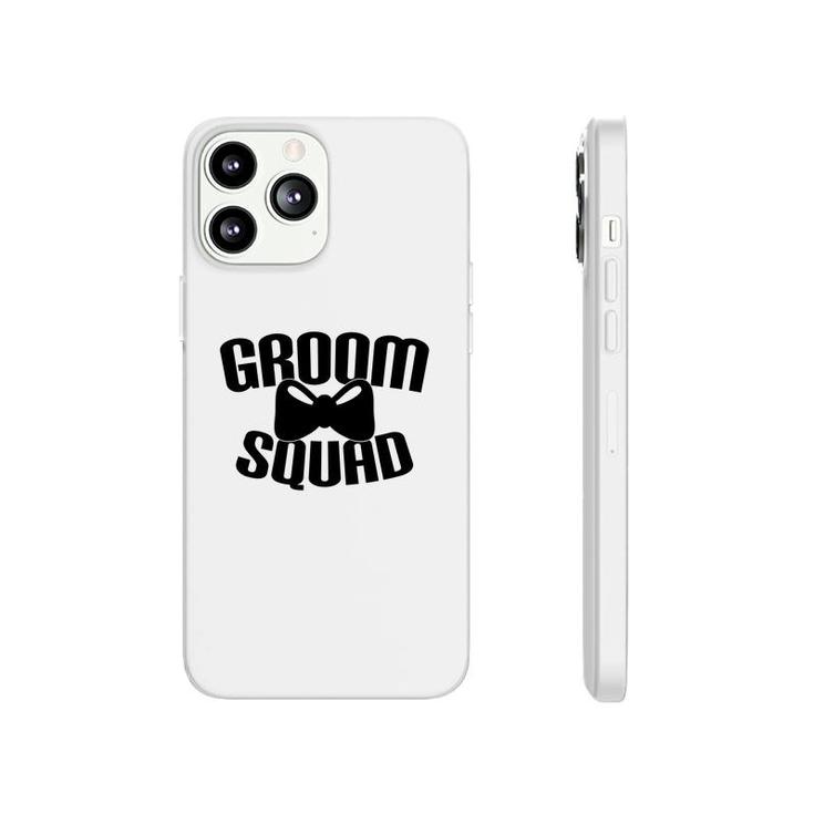Groom Squad Groom Bachelor Party Black Phonecase iPhone