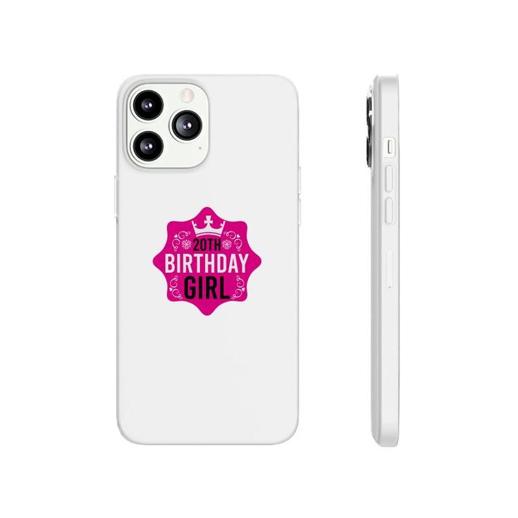 Happy Beautiful 20Th Birthday Girl With Many Good Wishes Since I Was Born In 2002 Phonecase iPhone