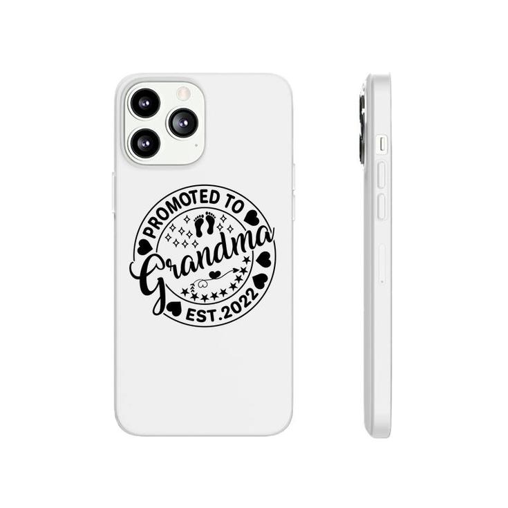 Happy Mothers Day Promoted To Grandma 2022 Circle Great Phonecase iPhone