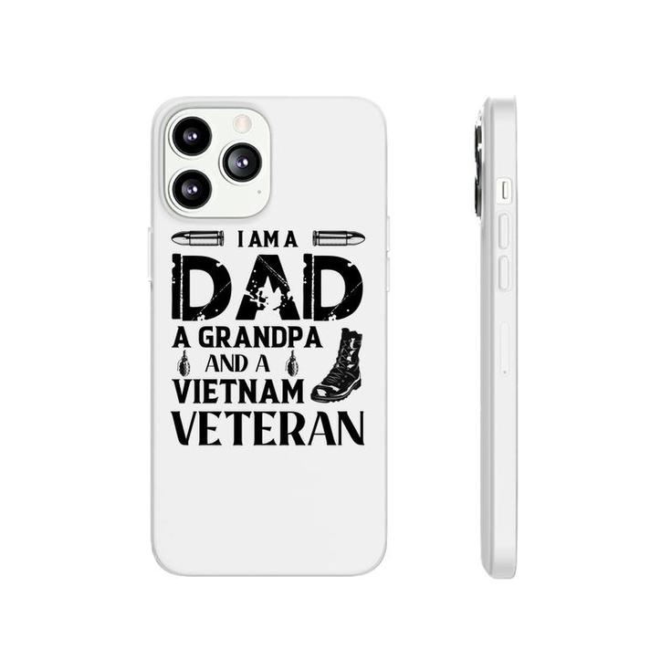 I Am A Dad Grandpa And A Vietnam Veteran Shoes Phonecase iPhone