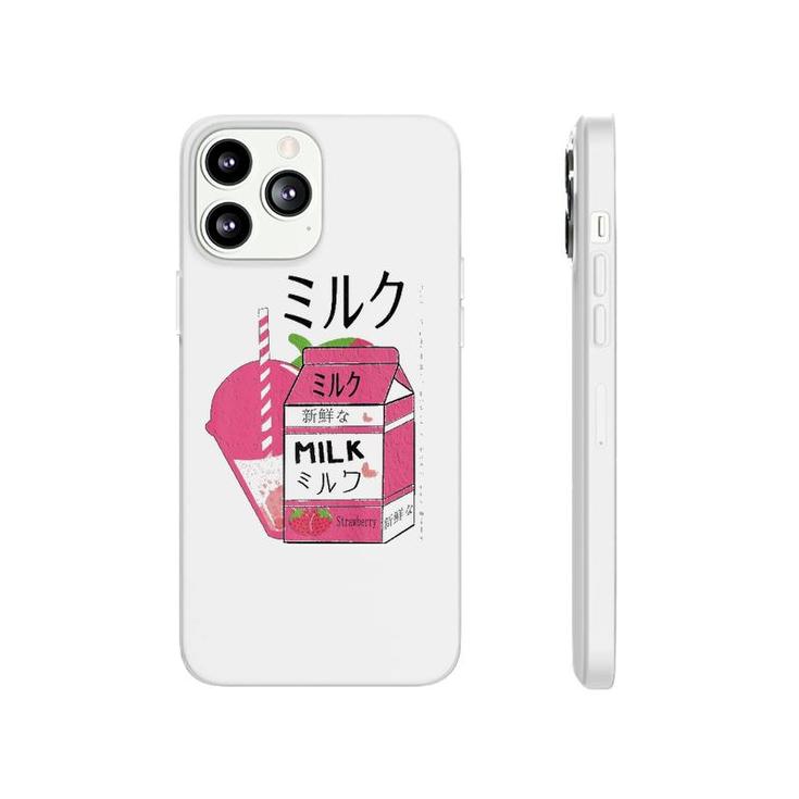 Kawaii90S Japanese Otaku Stylish Aesthetic Milk Strawberry Phonecase iPhone