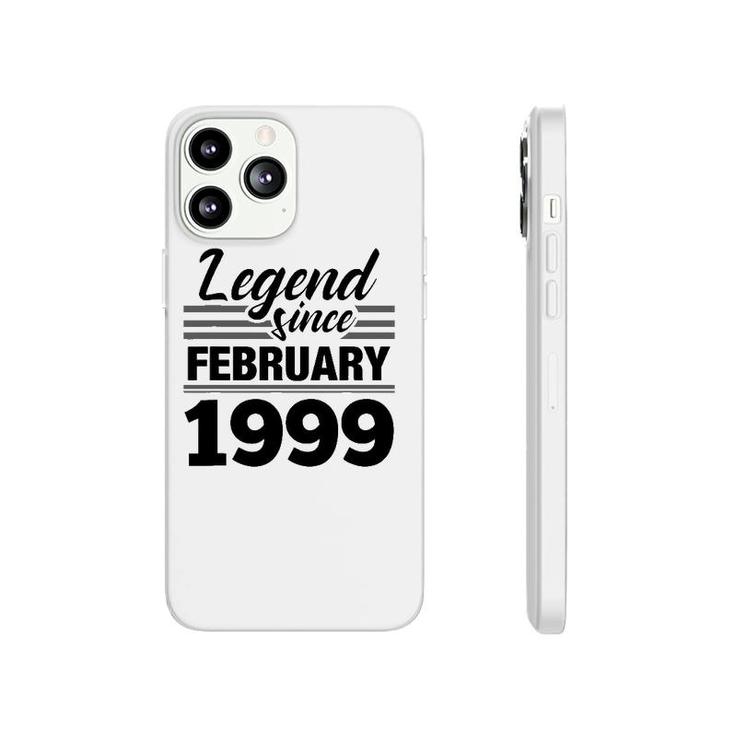 Legend Since February 1999 - 23Rd Birthday 23 Years Old Phonecase iPhone