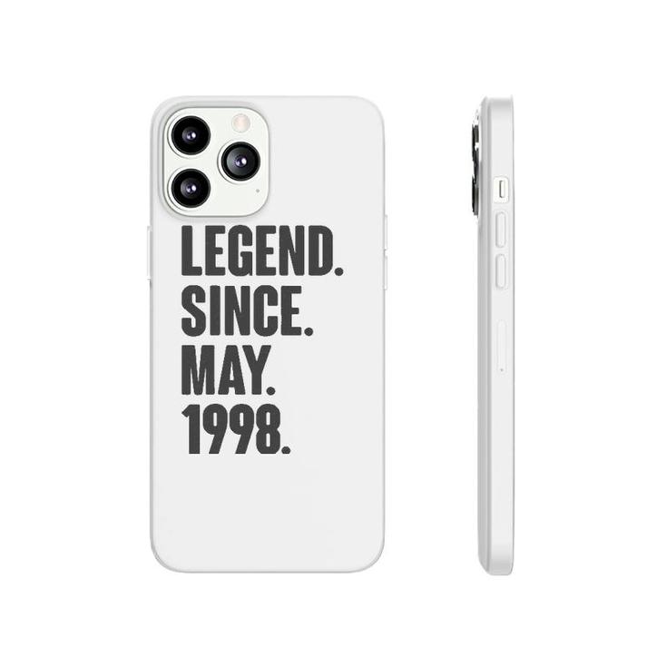 Legend Since May 1998 Birthday Gift For 23 Years Old Man Phonecase iPhone