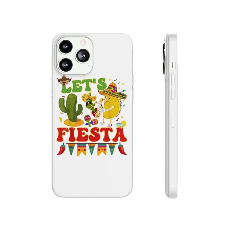 Lets Fiesta Avocado And Tacos Cinco De Mayo Mexican  Phonecase iPhone