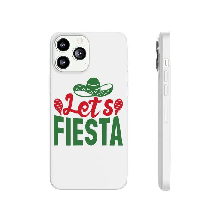 Lets Fiesta Colorful Decoration Gift For Human Red Green Phonecase iPhone