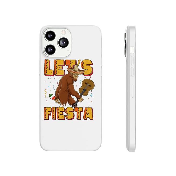 Lets Fiesta El Squatcho Bigfoot Funny Cinco De Mayo Mexican Phonecase iPhone