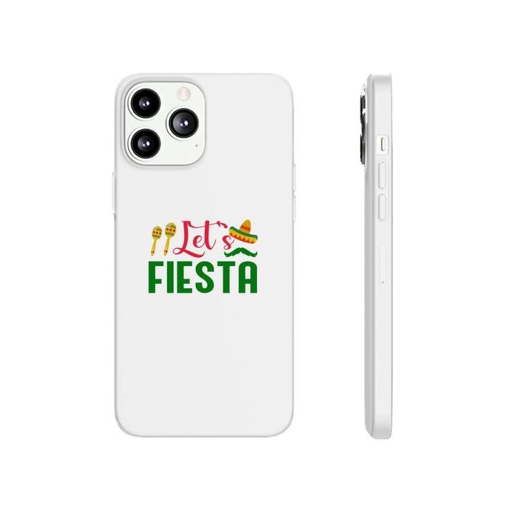 Lets Fiesta Red Green Decoration Gift For Human Phonecase iPhone