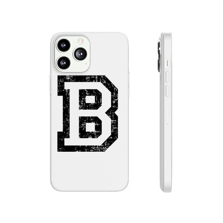 Letter B Vintage Black And White Phonecase iPhone