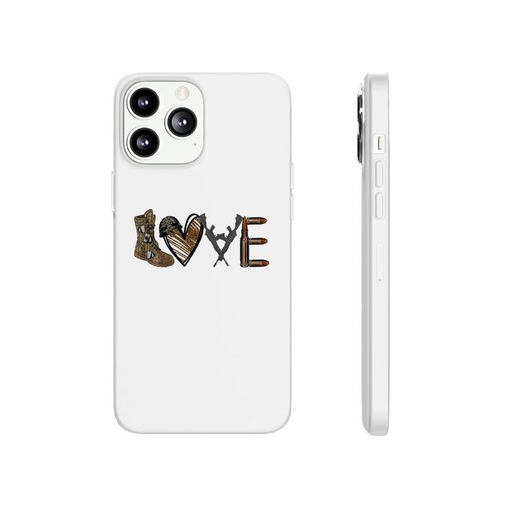 Love My Hero Dad Military Father Gift  Phonecase iPhone