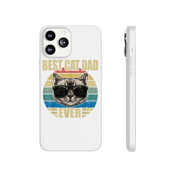 Mens Funny Vintage Cat Daddy  Fathers Day Best Cat Dad Ever  Phonecase iPhone