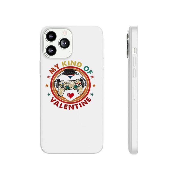 My Kind Of Valentine Funny Video Game Lover Graphic Day Phonecase iPhone
