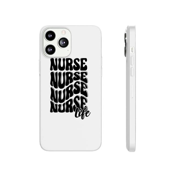 Nurse Life Nurses Day Full Black Color Gift 2022 Phonecase iPhone