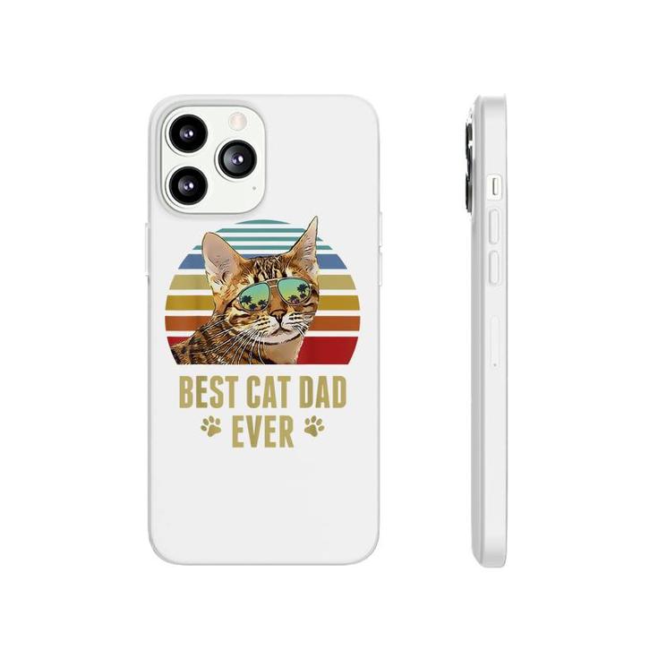 Ocicat Cat Best Cat Dad Ever Retro Beach Vibe Phonecase iPhone