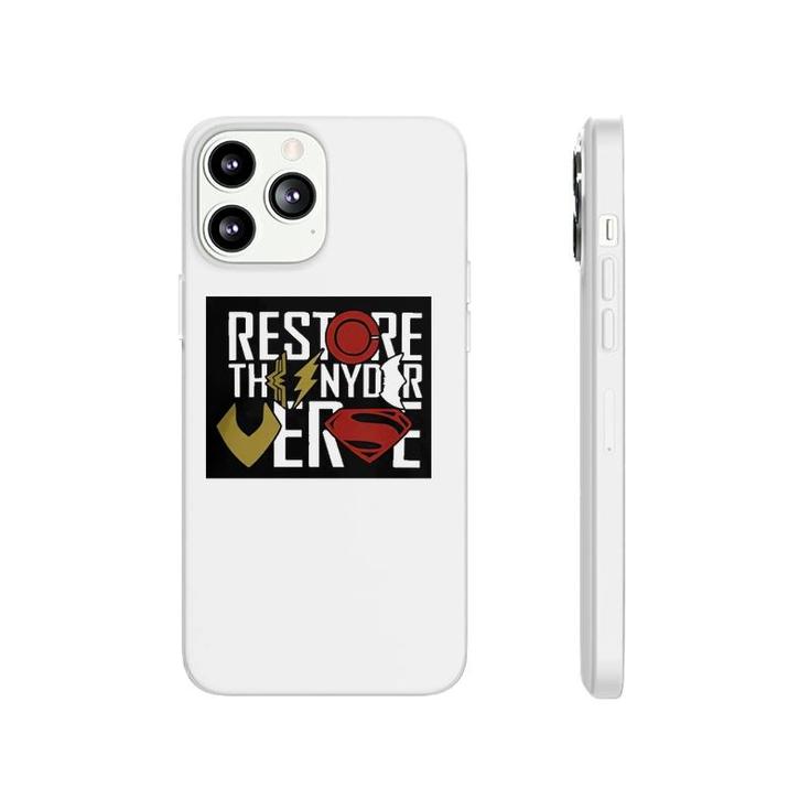 Official Restore The Snyderverse Superhero Phonecase iPhone