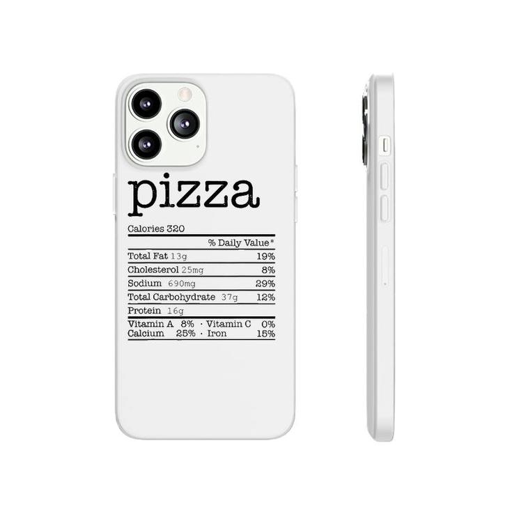 Pizza Nutrition Facts Funny For Thanksgiving Christmas Food Phonecase iPhone