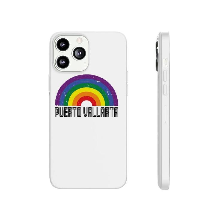Puerto Vallarta Mexico Lgbtq Distressed Gay Rainbow Phonecase iPhone