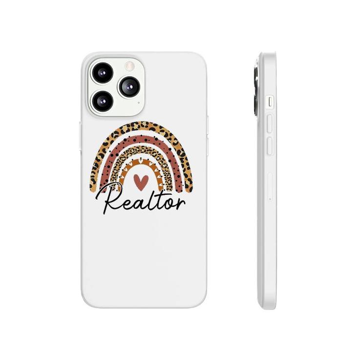 Realtor Leopard Rainbow Real Estate Agent Real Estate Life Phonecase iPhone