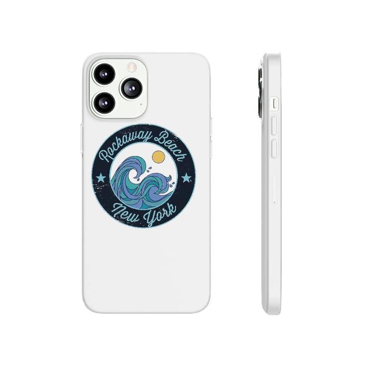 Rockaway Beach Ny New York Souvenir Nautical Surfer Graphic  Phonecase iPhone