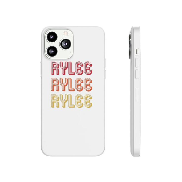 Rylee Gift Name Personalized Retro Vintage 80S 90S Birthday Phonecase iPhone