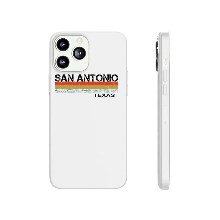 San Antonio Vintage Retro Stripes Phonecase iPhone
